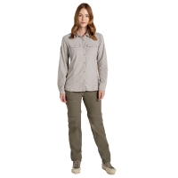 Craghoppers NosiLife Adventure Long Sleeved Shirt III Women's Soft Mushroom