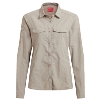 Craghoppers NosiLife Adventure Long Sleeved Shirt III Women's Soft Mushroom