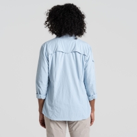 Craghoppers NosiLife Adventure Long Sleeved Shirt III Nimbus Blue