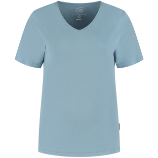 Blue Loop Originals Refibra Loose Fit V-neck Tshirt Women's Blue Shadow
