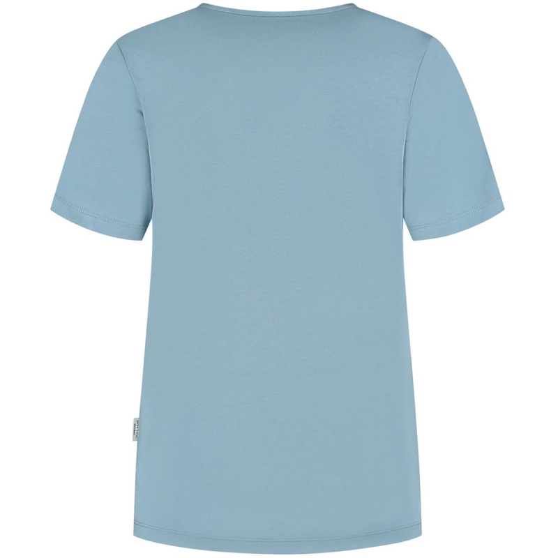 Blue Loop Originals Refibra Loose Fit V-neck Tshirt Women's Blue Shadow