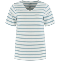 Blue Loop Originals Refibra Loose Fit V-neck Tshirt Women's White/Blue Shadow