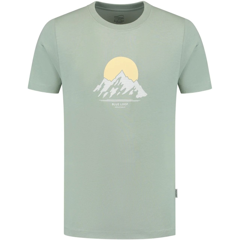 Blue Loop Originals Refibra Sundown Tshirt  Iceberg Green