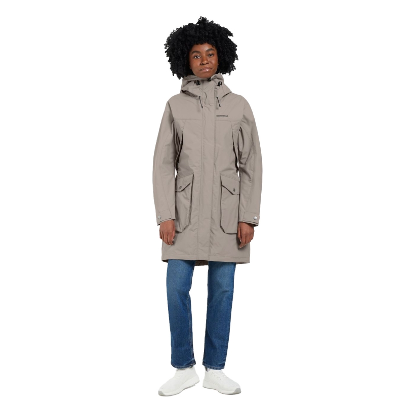 Didriksons Thelma Parka 10 Women's Ash Brown