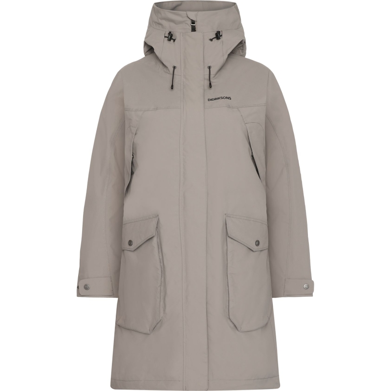 Didriksons Thelma Parka 10 Women's Ash Brown