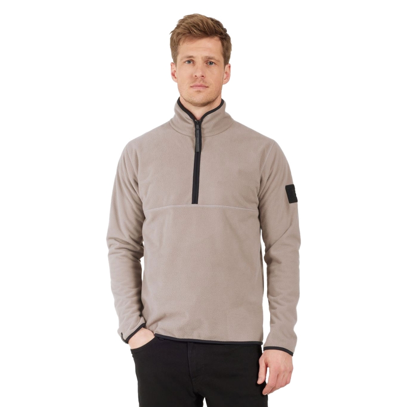 Didriksons Hannes usx Halfzip Ash Brown