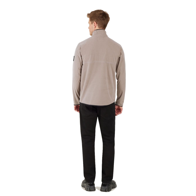 Didriksons Hannes usx Halfzip Ash Brown