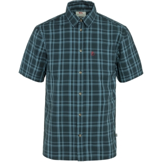 Fjällräven Övik Lite Shirt SS Dark Navy-Dawn Blue