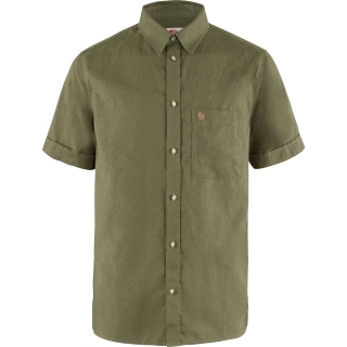 Fjällräven Övik Travel Shirt Short Sleeve Green