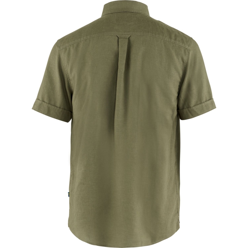 Fjällräven Övik Travel Shirt Short Sleeve Green