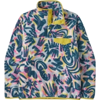 Patagonia LW Synch Snap-T P/O Women's Wild Botanist: Tidal Teal
