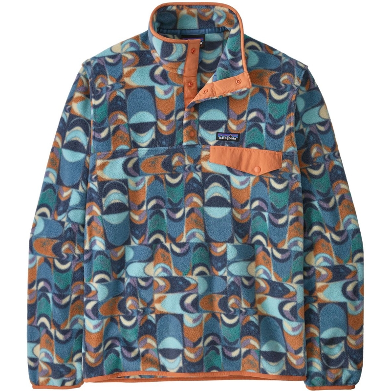 Patagonia LW Synch Snap-T P/O Swallowtail Geo: Still Blue