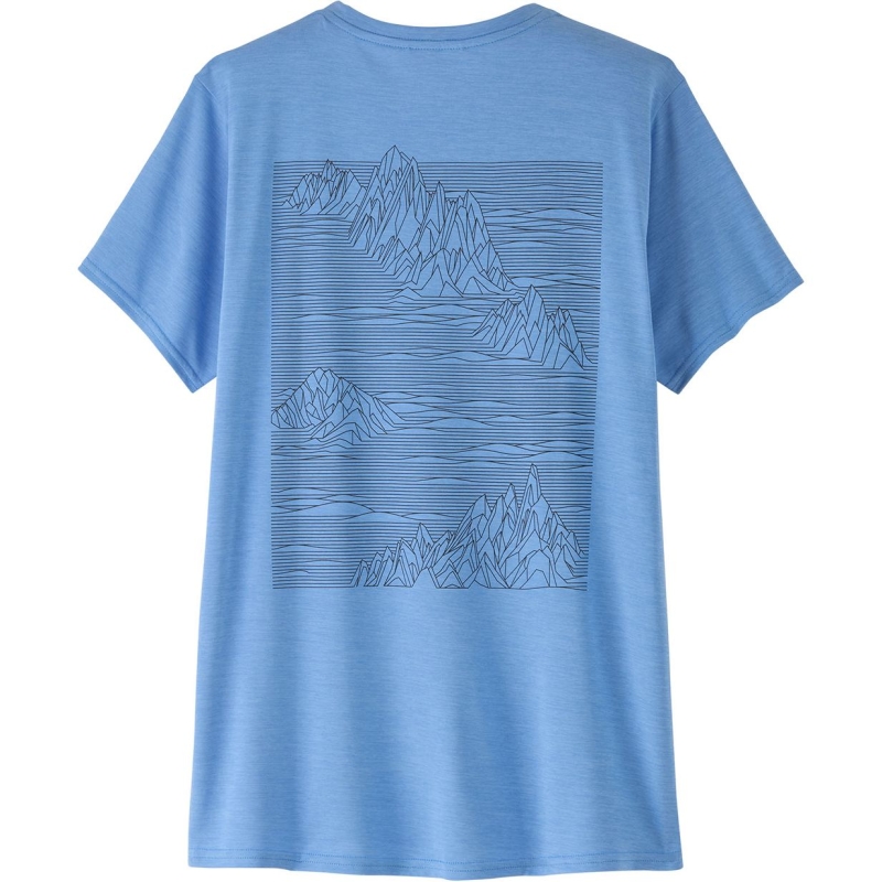 Patagonia Cap Cool Daily Graphic Shirt Women's Strataspire: Abundant Blue X-D