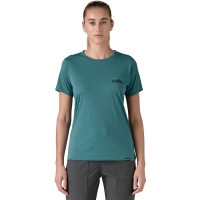 Patagonia Cap Cool Daily Graphic Shirt Women's '73 Skyline: Wetland Blue X-Dy