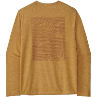 Patagonia L/S Cap Cool Daily Graphic Shirt Strataspire: Beeswax Tan X-Dye