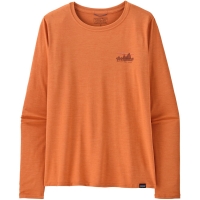 Patagonia L/S Cap Cool Daily Graphic Shirt Women's '73 Skyline: Rock Melon X-Dye
