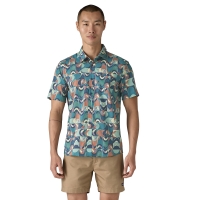Patagonia Go To Shirt Swallowtail Geo: Still Blue