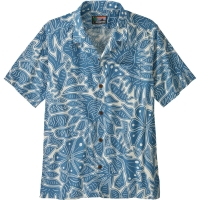 Patagonia Tidal Threads Camp Shirt Bees and Flowers: Still Blue