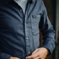 Lundhags Ekren Solid LS Shirt Blue