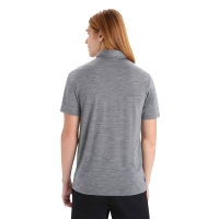 Icebreaker Drayden SS Polo Gristone Hthr