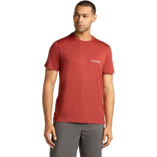 Icebreaker Mer 150 Tech Lite SS Tee IB Wordmark  Jasper