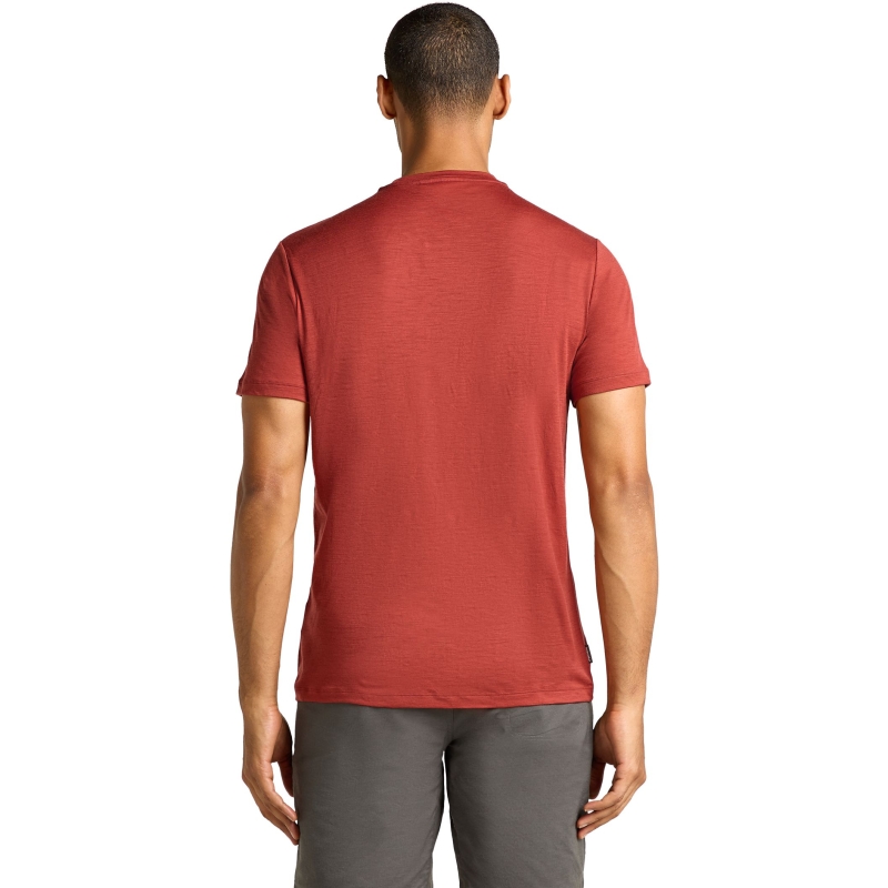 Icebreaker Mer 150 Tech Lite SS Tee IB Wordmark  Jasper