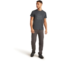 Icebreaker Mer 150 Tech Lite III SS Tee Sunset Ca Obsidian