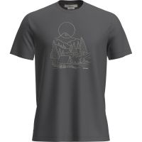 Icebreaker Mer 150 Tech Lite III SS Tee Sunset Ca Obsidian