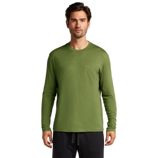 Icebreaker Mer Tech Lite III LS Relaxed Pocket Tee Sphagnum