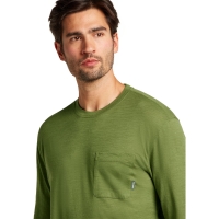 Icebreaker Mer Tech Lite III LS Relaxed Pocket Tee Sphagnum
