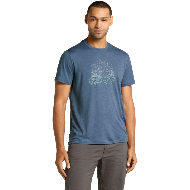 Icebreaker Mer 150 Tech Lite III SS Tee Van Camp Dawn