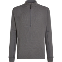 Icebreaker Mer 260 Waffle Knit Wander LS Half Zip Obsidian