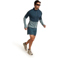 Icebreaker Mer 200 Realfleece Descender LS Zip Abyss/Blue/Ash