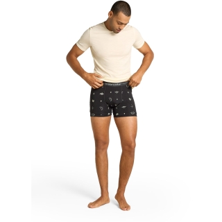 Icebreaker Mer 150 Anatomica Boxers Explore More Black/AOP