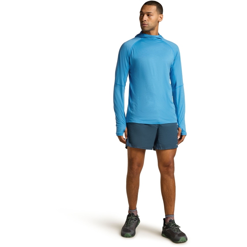 Icebreaker 150 MerinoFine Ace LS Hoodie Arctic