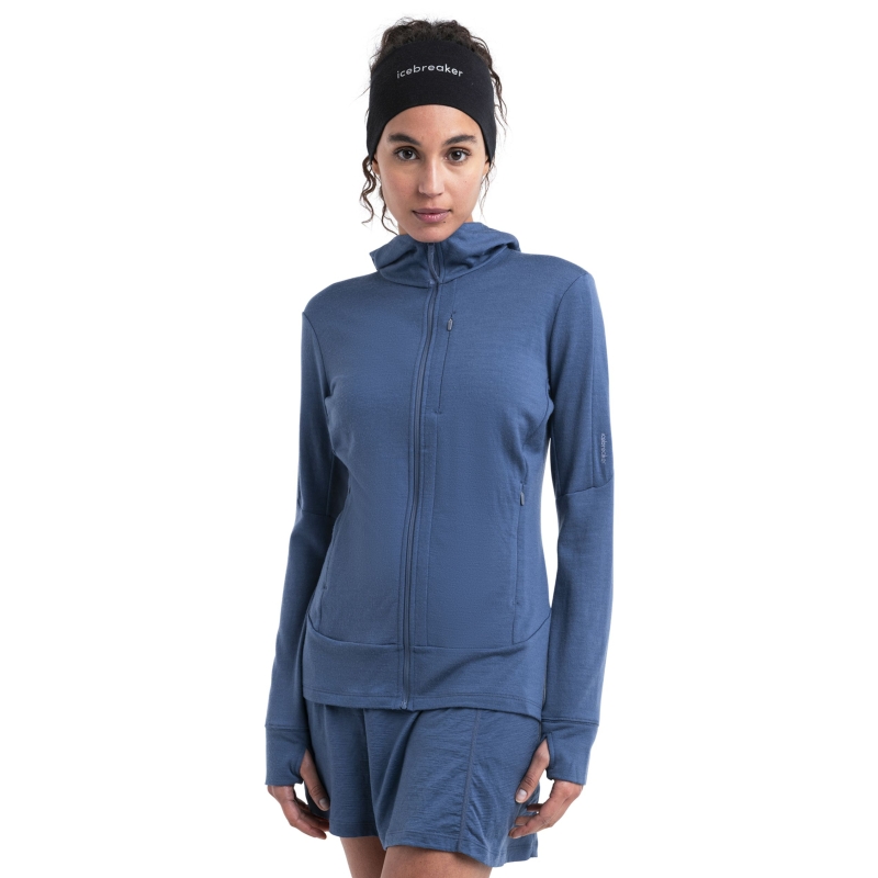 Icebreaker Mer 260 QuantuIV LS Zip Hoodie Women's Dawn