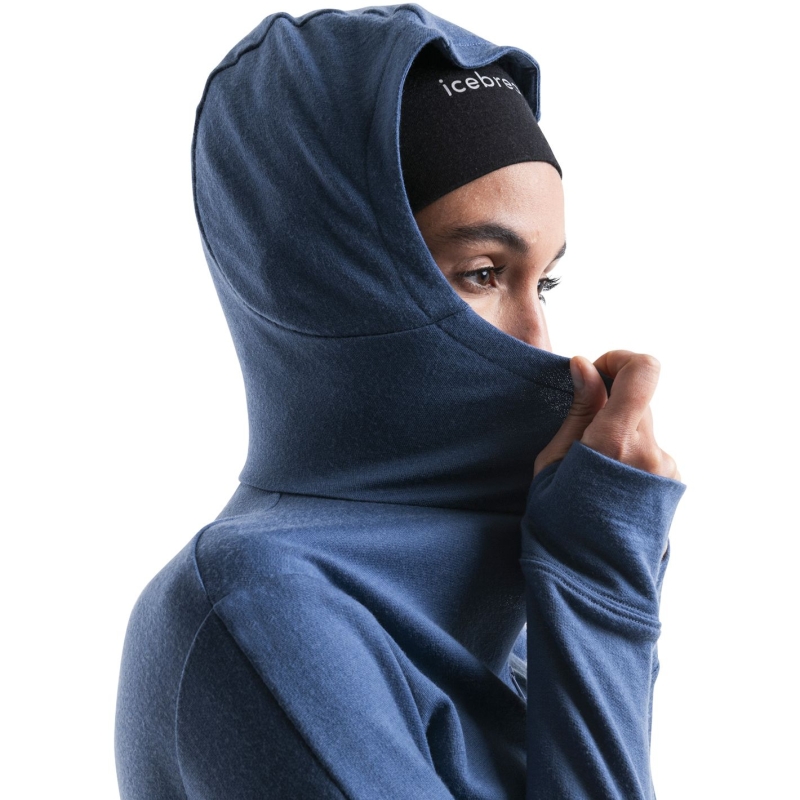 Icebreaker Mer 260 QuantuIV LS Zip Hoodie Women's Dawn