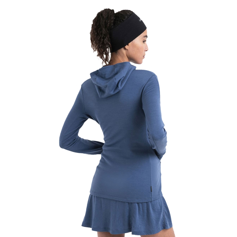 Icebreaker Mer 260 QuantuIV LS Zip Hoodie Women's Dawn