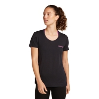 Icebreaker Mer 150 Tech Lite SS Scoop T IB Wordmar Women's Black