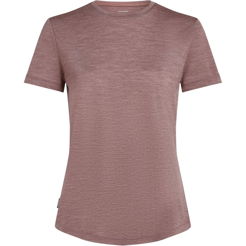 Icebreaker Mer 125 Cool-Lite Sphere III SS Tee Women's Carob Hthr