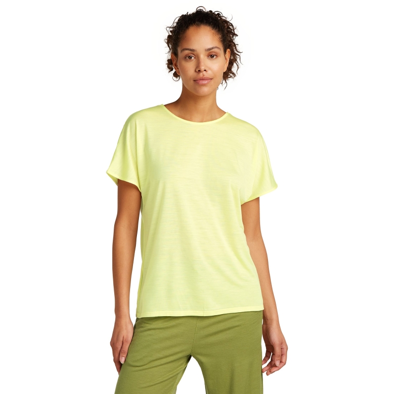 Icebreaker Drayden Reversible SS Top Women's Citrine