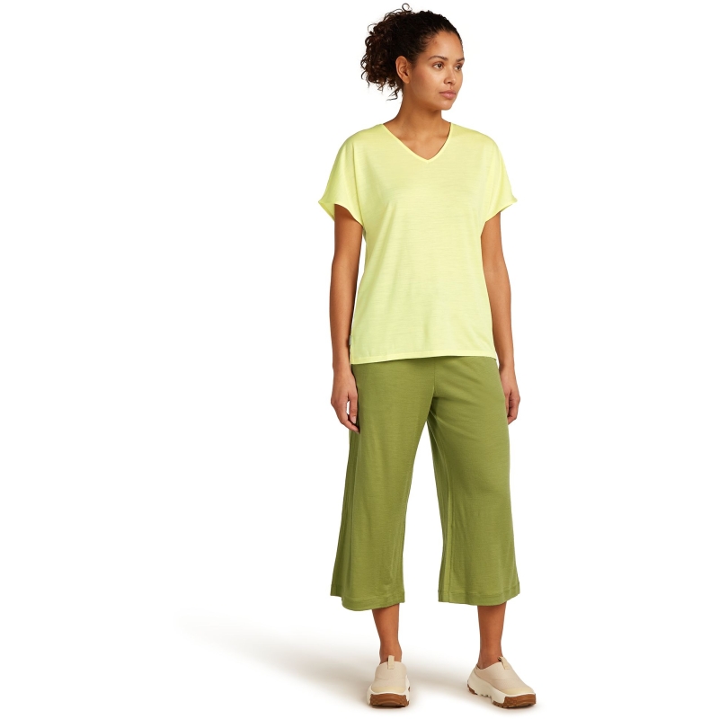Icebreaker Drayden Reversible SS Top Women's Citrine
