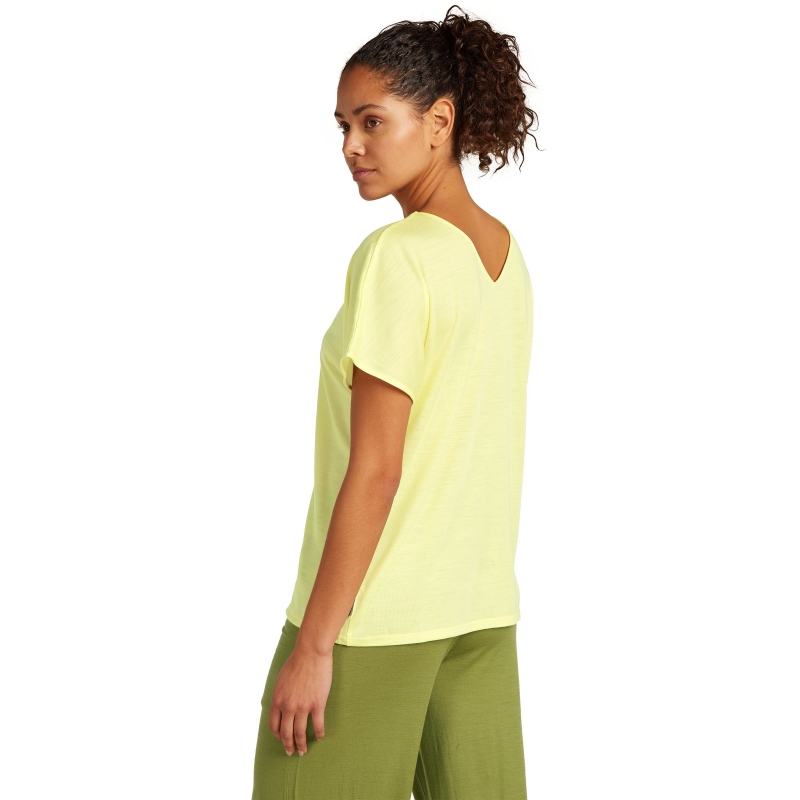 Icebreaker Drayden Reversible SS Top Women's Citrine