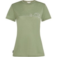 Icebreaker Mer 150 Tech Lite SS Tee Single Line C Women's Lichen