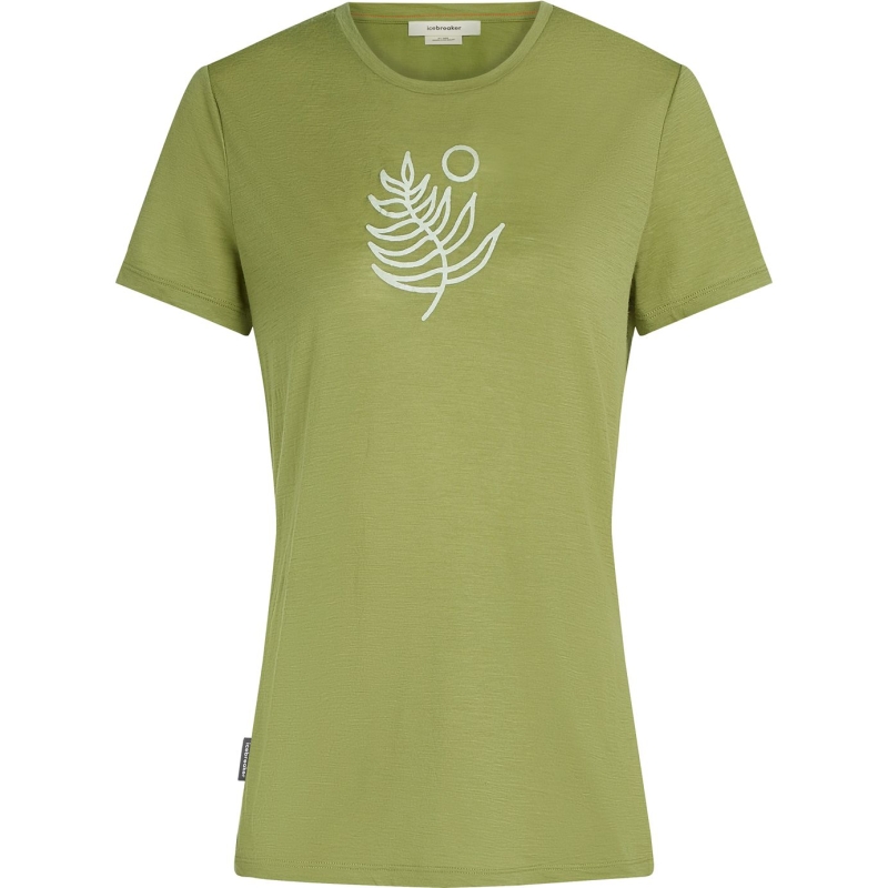 Icebreaker Mer 150 Tech Lite SS Tee Fresh Fern Women's Olive