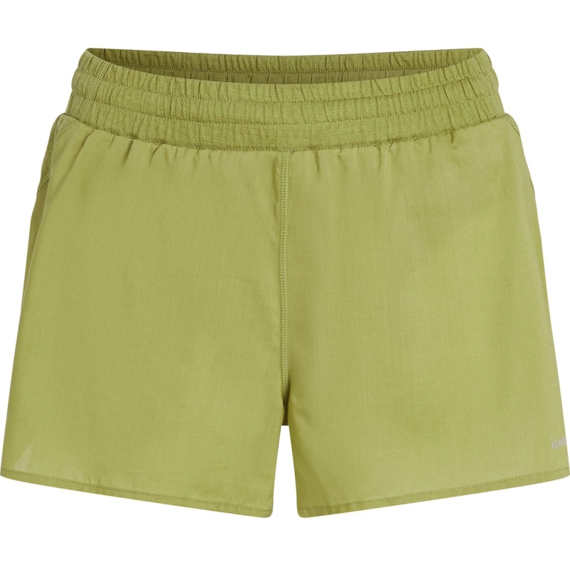 Icebreaker Mer 125 ZoneKnit Speed 3 Shorts Women's Olive