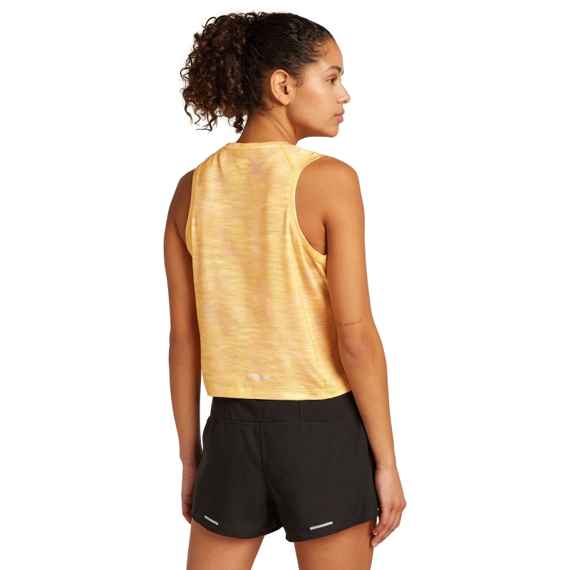 Icebreaker Mer 125 Cool-Lite Sped Tank Fusion Women's AOP Citrine
