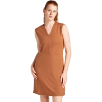 Icebreaker Mer 200 Granary Sleeveless V Neck Dres Women's Dusty Clay