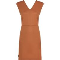 Icebreaker Mer 200 Granary Sleeveless V Neck Dres Women's Dusty Clay