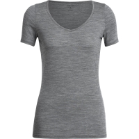 Icebreaker Siren SS Sweetheart Women's Gristone Hthr